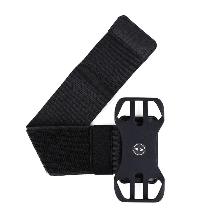 Detachable 360° Rotatable Forearm Armband Wristband Phone Holder for 4.5-7.0 inch Mobile Phone - Black