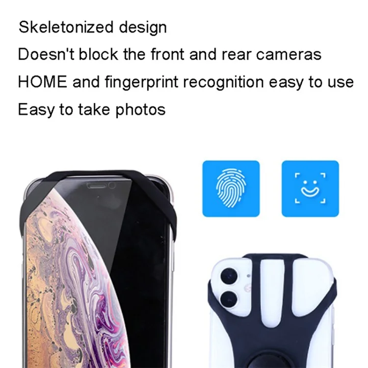 Detachable 360° Rotatable Forearm Armband Wristband Phone Holder for 4.5-7.0 inch Mobile Phone - Black