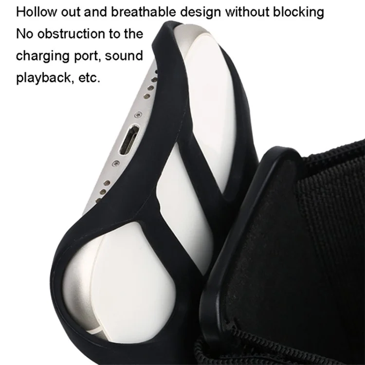 Abnehmbarer 360° drehbarer Unterarmmanschette-Armband-Handyhalter für 4,5-7,0 Zoll Mobiltelefon - Blau