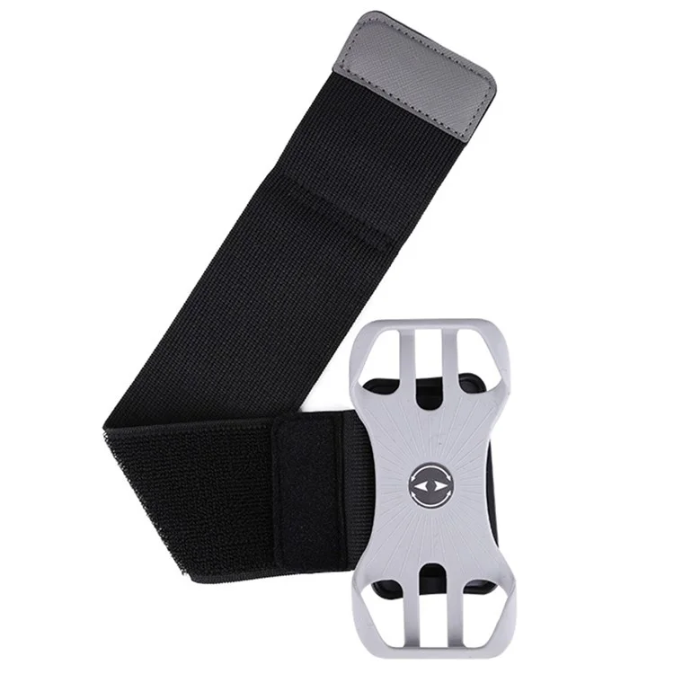 Detachable 360° Rotatable Forearm Armband Wristband Phone Holder for 4.5-7.0 inch Mobile Phone - Grey