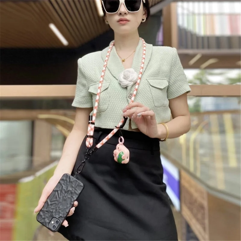 Cordino regolabile in poliestere da 10 mm per il collo / spalla Porta telefono - Stile 14