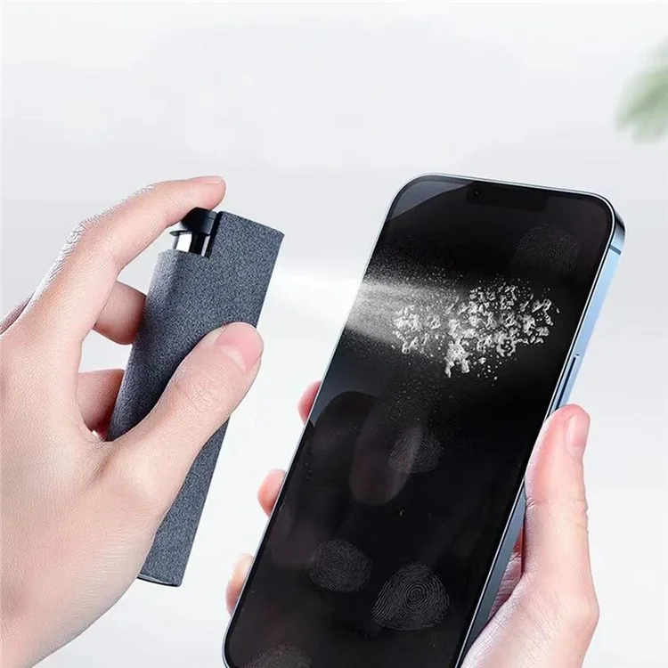 FA-007 Limpiador de pantalla portátil Rociador de spray de limpieza de pantalla táctil para teléfono celular, tableta, computadora portátil (sin líquido) - Rojo