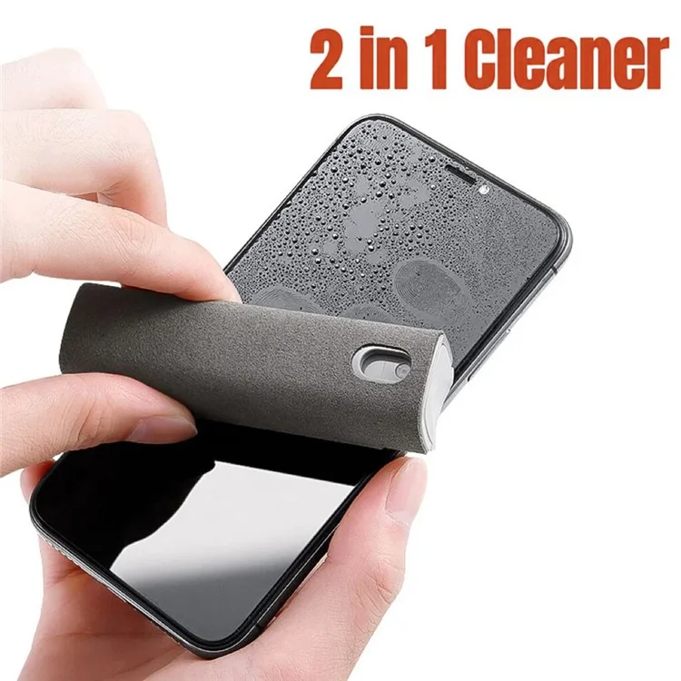 FA-007 Portable Screen Cleaner Touchscreen Mist Spray Cleaning Tool for Cell Phone, Tablet, Laptop (without Liquid) - Pink