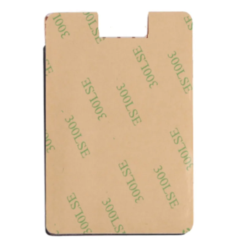 MRC03 Ring Kickstand 3 Cards Case Adhesive Phone Card Holder Support Magnetic Car Mount - Red