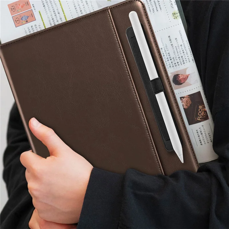 SP-02 Stylus Holder Pen Loop Self Adhesive Elastic Pen Holder Wrsit Strap for Tablets / Phones - Black