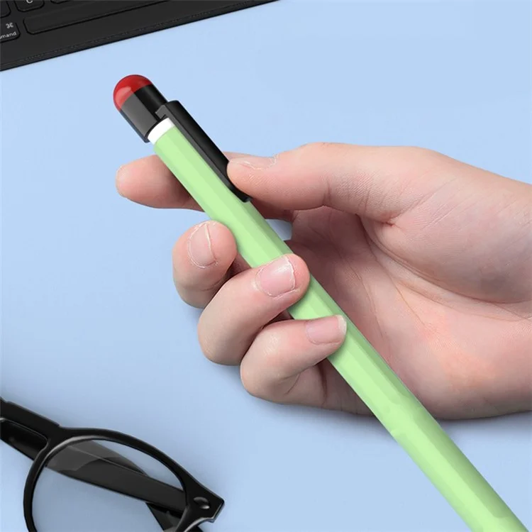 Для Apple Pencil Pro / Pencil (2-го поколения) Стилус Ручка Чехол Силиконовый Противопылевой Клипса Дизайн Крышка - Желтый