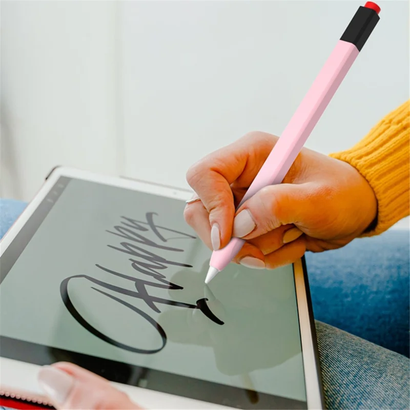 Para Apple Pencil Pro / Pencil (2ª generación) Funda protectora de silicona antideslizante para lápiz - Verde
