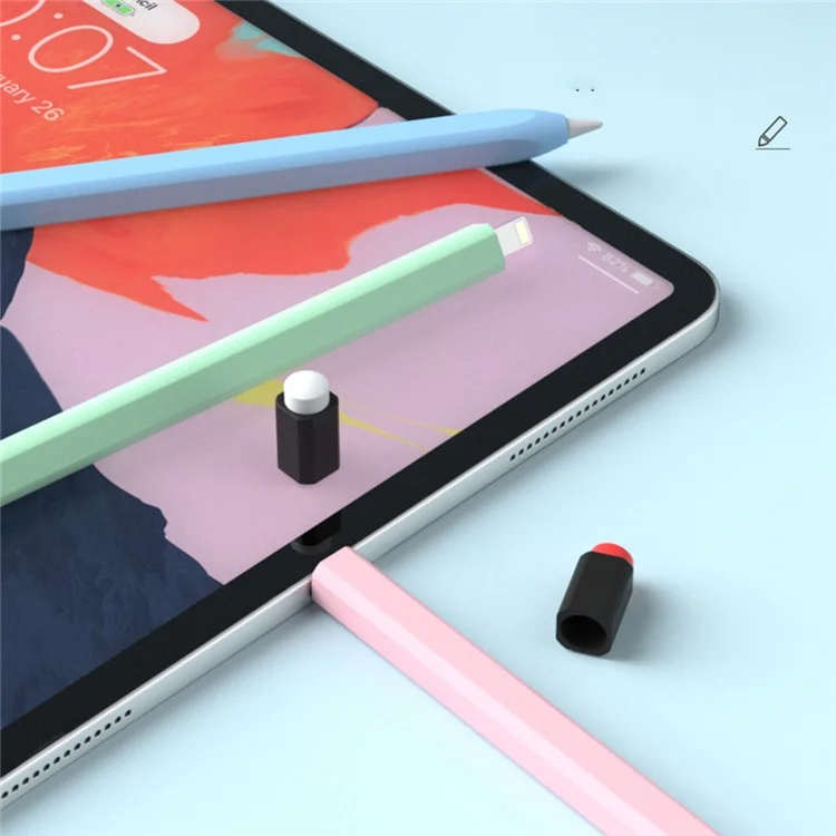 Защитный чехол для Apple Pencil (1-го поколения) Scratch-proof Silicone Stylus Pen Cover - Зеленый