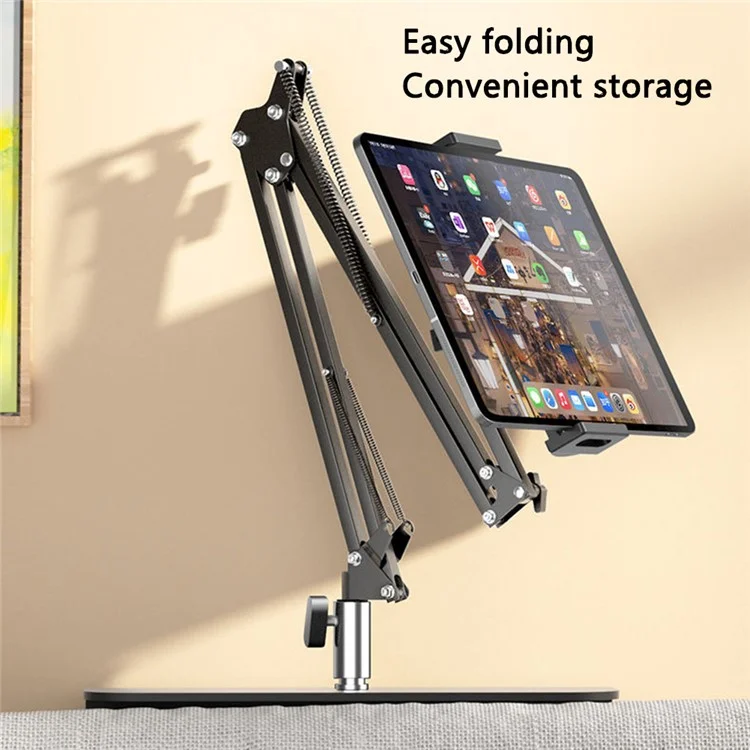 X&X Phone Tablet Holder Bedside Desktop Sofa Supporto regolabile in acciaio al carbonio per iPhone 16 / 16 Plus / 16 Pro / 16 Pro Max