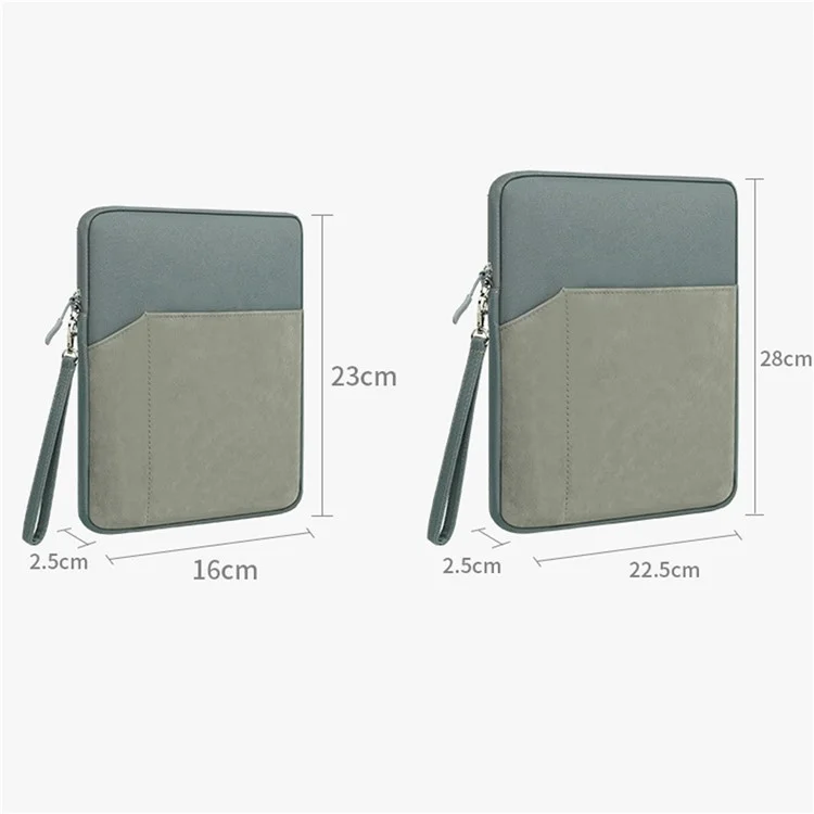 7.9"-8" Laptop Sleeve Waterproof Anti-Scratch Computer Carrying Bag - Dark Grey