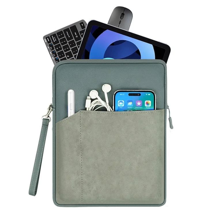 7.9"-8" Laptop Sleeve Waterproof Anti-Scratch Computer Carrying Bag - Dark Grey