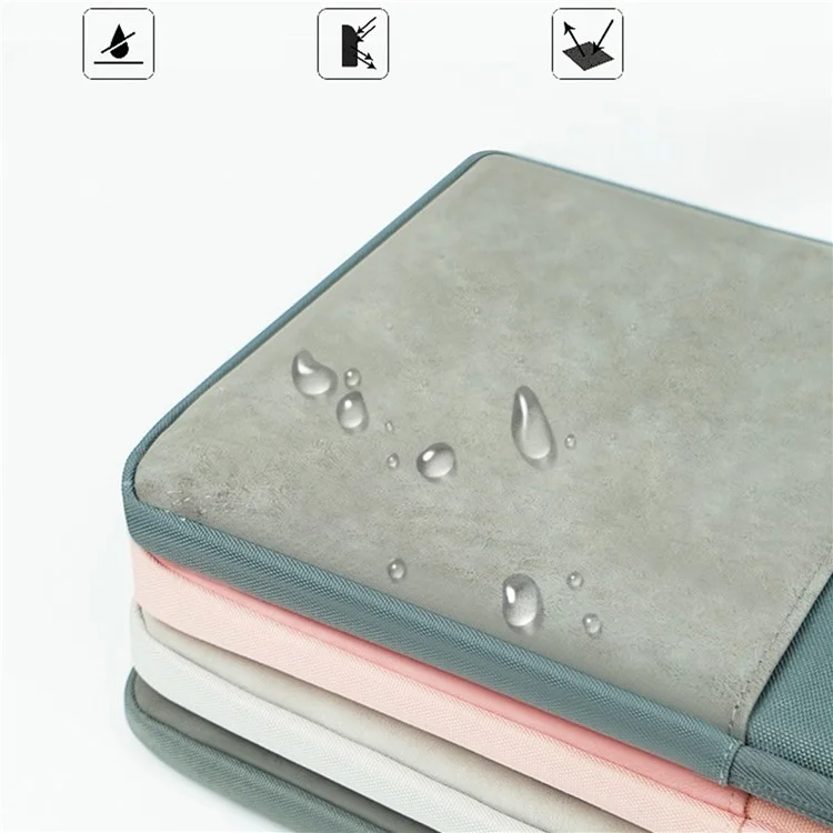 7.9"-8" Laptop Sleeve Waterproof Anti-Scratch Computer Carrying Bag - Dark Grey