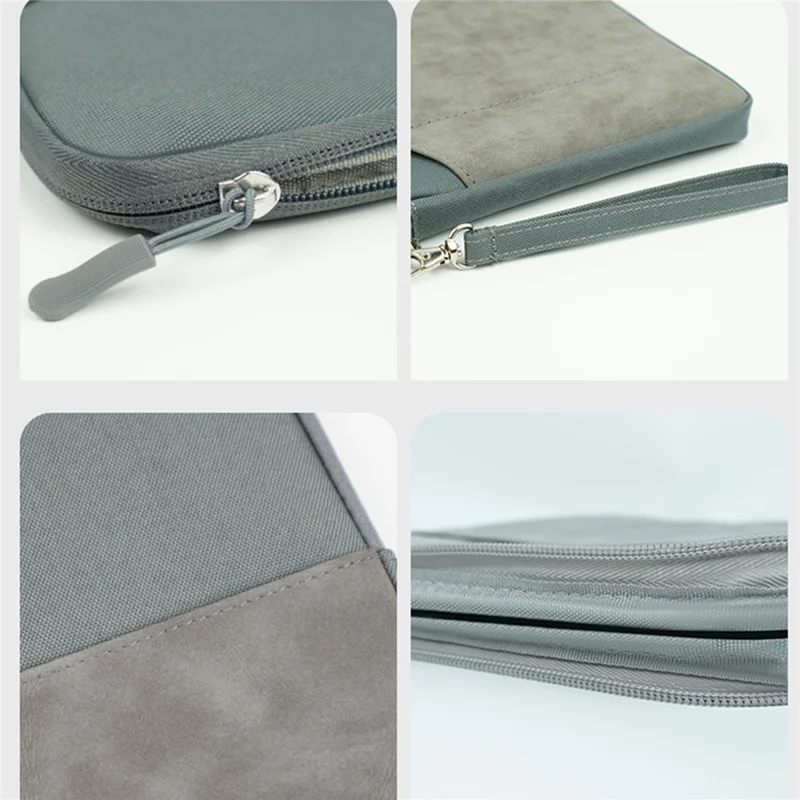 9.7"-10.8" Laptop Case Sleeve 360-degree Protection Water-Resistant Bag - Light Grey
