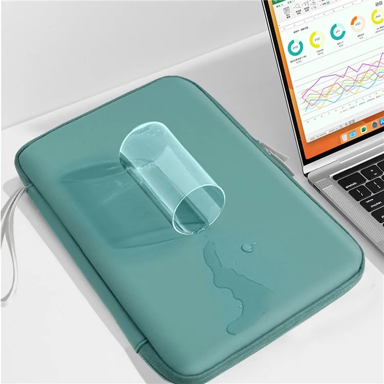 10.9'' Waterproof Laptop Tablet Sleeve Tablet Protective Bag Anti-Shock - Blackish Green