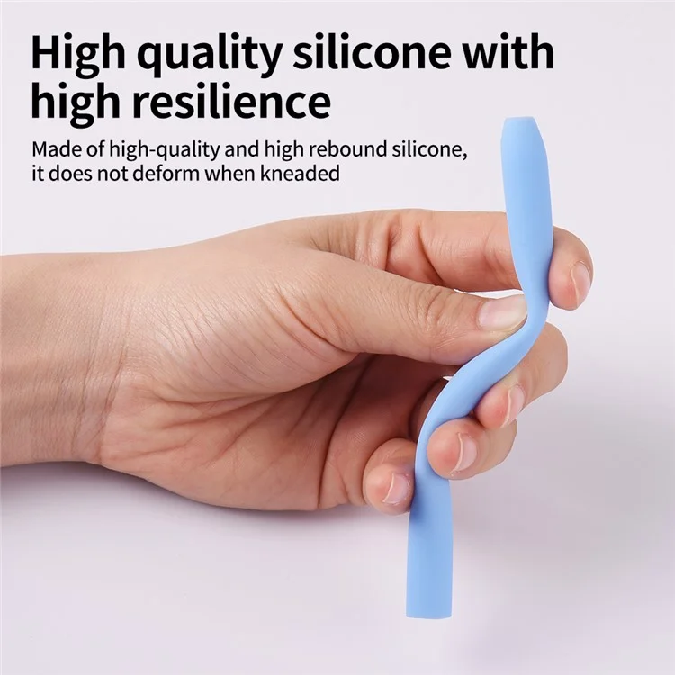 For Apple Pencil (USB-C) Silicone Sleeve with 2 Tip Caps, Drop-Proof Stylus Protective Case - Matcha Green