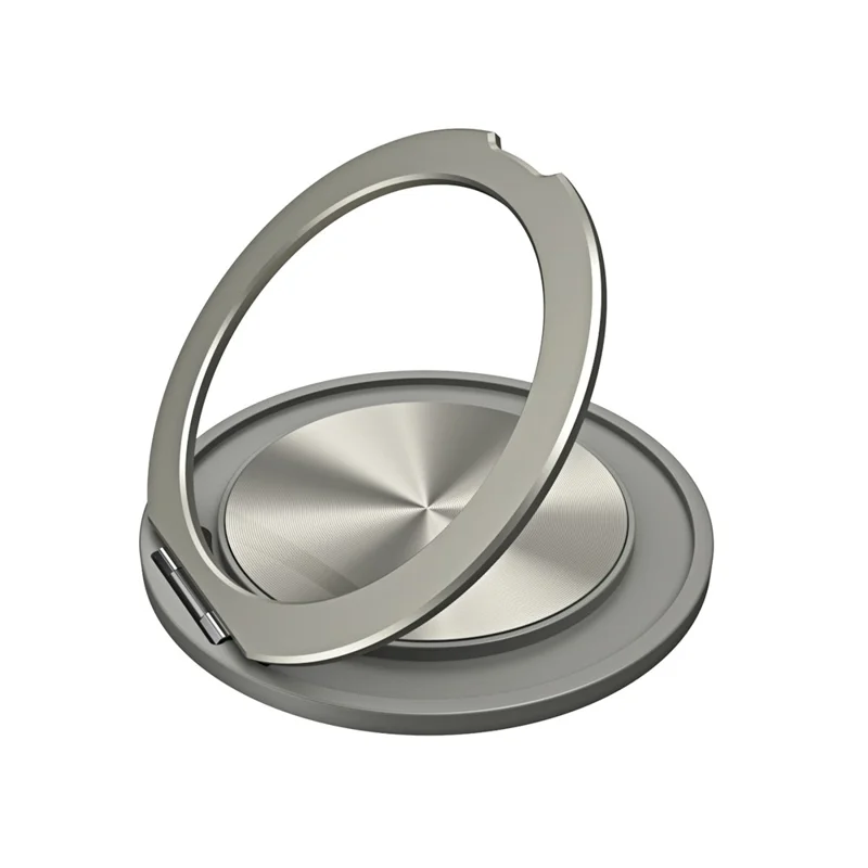 Cell Phone Ultra Thin Kickstand Folding Phone Back Stand Aluminum Alloy Phone Holder - Grey