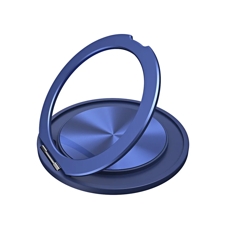 Telefone Celular Ultra Fino Suporte Dobrável para Telefone Suporte de Telefone de Liga de Alumínio - Azul
