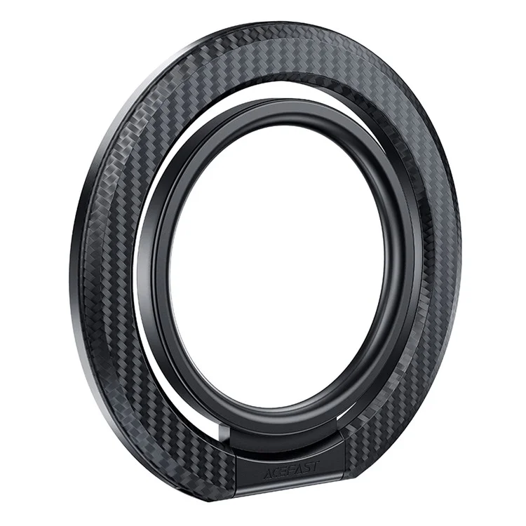 ACEFAST P1 For iPhone 15 / 14 / 13 / 12 Series Magnetic Ring Holder Aluminum Alloy Kickstand - Black