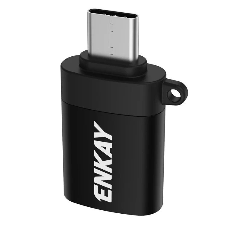 Hat Prince Enkay Enk-at101 USB Type-C до USB3.0 OTG Adapter U-disk Converter - Черный