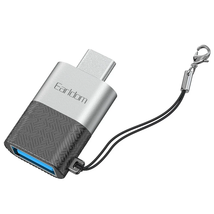 EARLDOM OT72 USB 3.0 Fêmea para Conversor Mini Tipo-C Masculino Alumínio Ligas OTG Adaptador