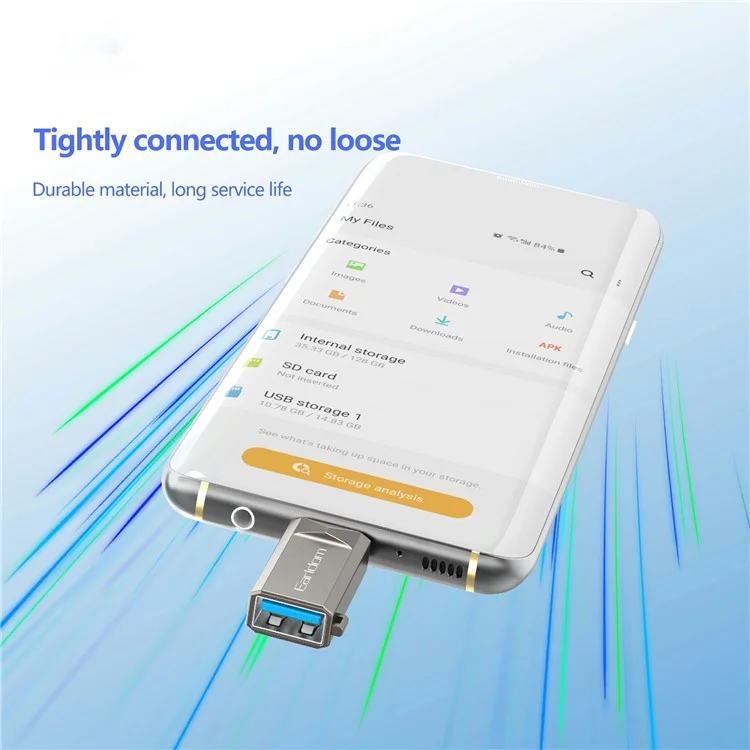 EARLDOM OT88C USB3.0 Weiblicher zu Typ-C Männlicher Adapter Telefon Tablet U-Disk Maus Tastatur OTG Verbindung