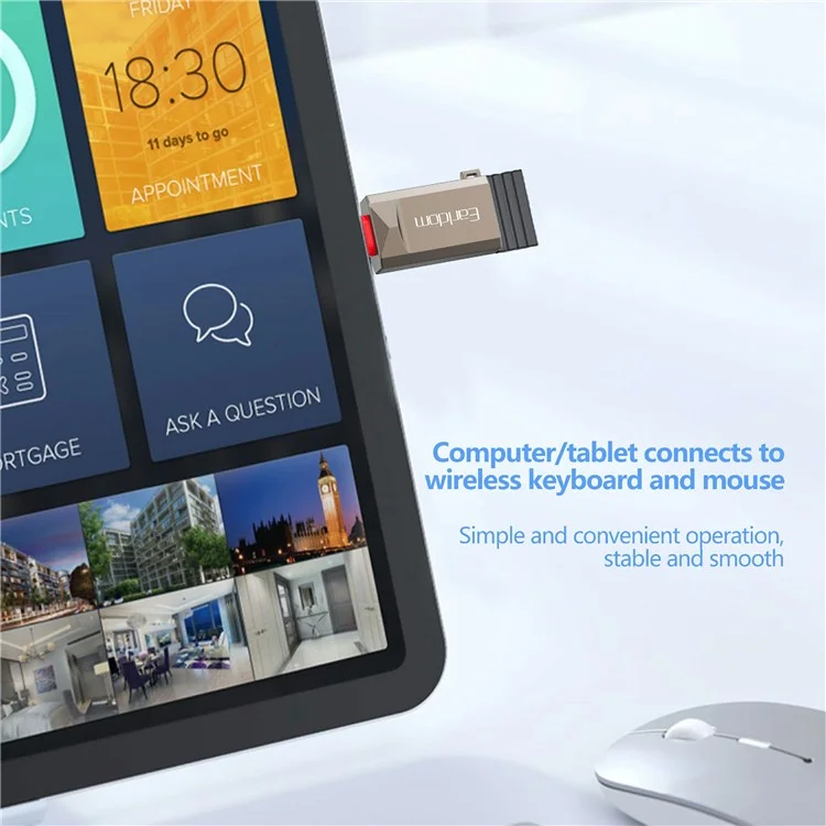 EARLDOM OT88C USB3.0 Weiblicher zu Typ-C Männlicher Adapter Telefon Tablet U-Disk Maus Tastatur OTG Verbindung