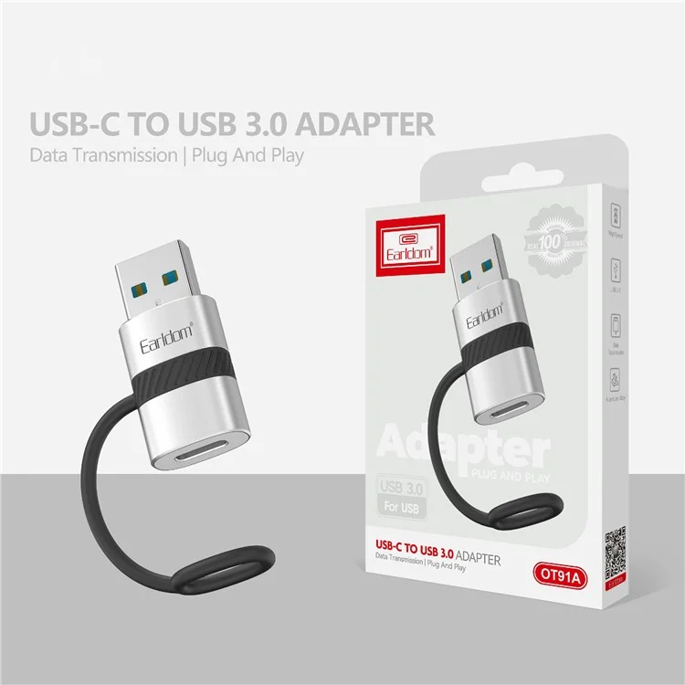 EARLDOM ET-OT91A Adattatore da Type-C a USB 3.0 Convertitore USB-C per iPhone Serie 15