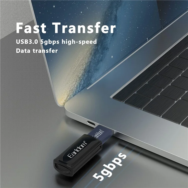 EARLDOM OT60 Type-C to USB 3.0 Adapter OTG Converter для телефона, USB-накопителя