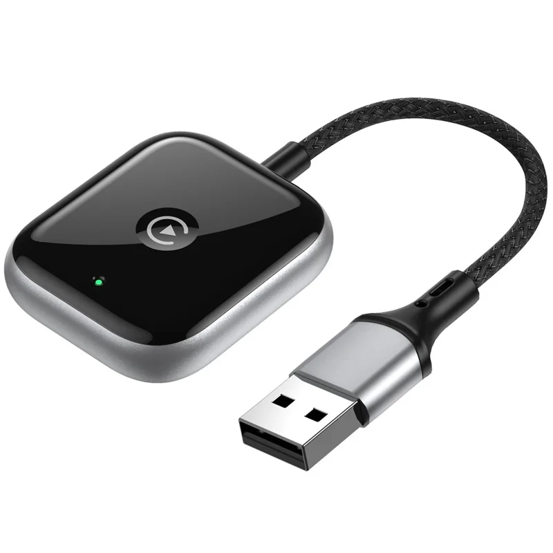 Car Wireless CarPlay Adapter Wired to Wireless CarPlay Dongle for iPhone - Black