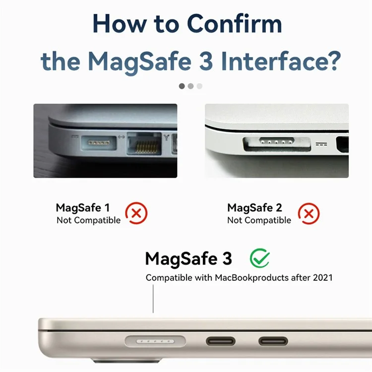 ESSAGER Type-C Female Adapter Compatible with MagSafe Magnetic Converter for MacBook