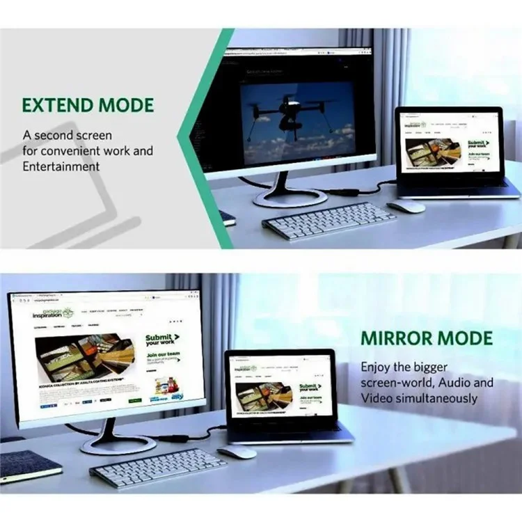 MINDPURE AD007 Plug and Play 4K 30Hz Video Output Mini DP zu HD Weiblich zu Männlich Adapterkabel - Schwarz