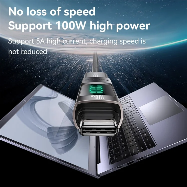 YESIDO GS24 CTOC 100W Fast Charging USB-C Extender Adapter Type-C Male to Female Converter