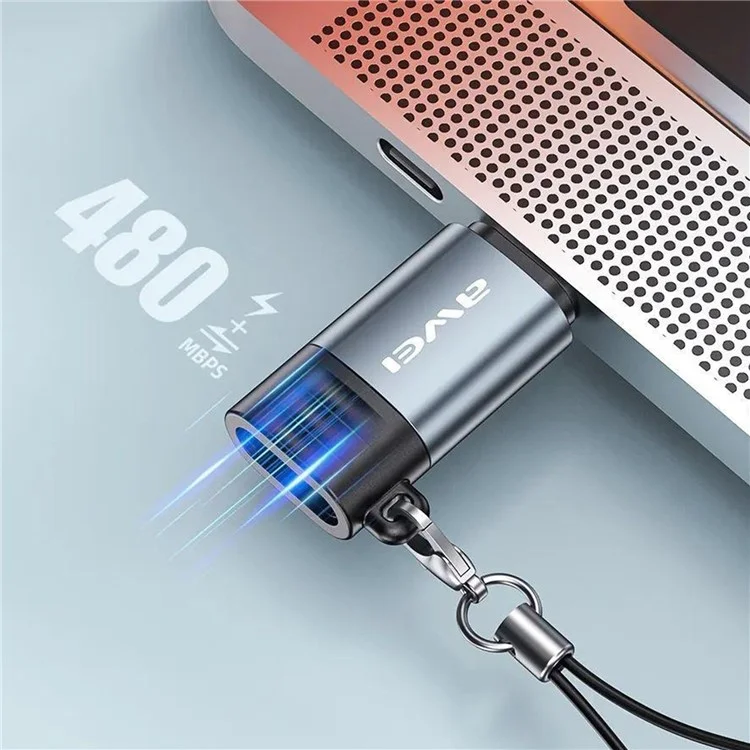 AWEI A11 Tipo-c Fêmea Para ip Converter de Carregamento Data Transfer Mini Adapter