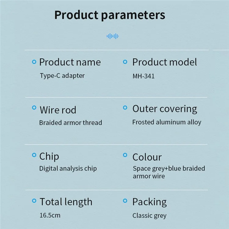 MH341 For iPhone 15 / MacBook Type-C Male to 3.5mm Audio + Type-C PD Charging Adapter Headphone Connector - Orange