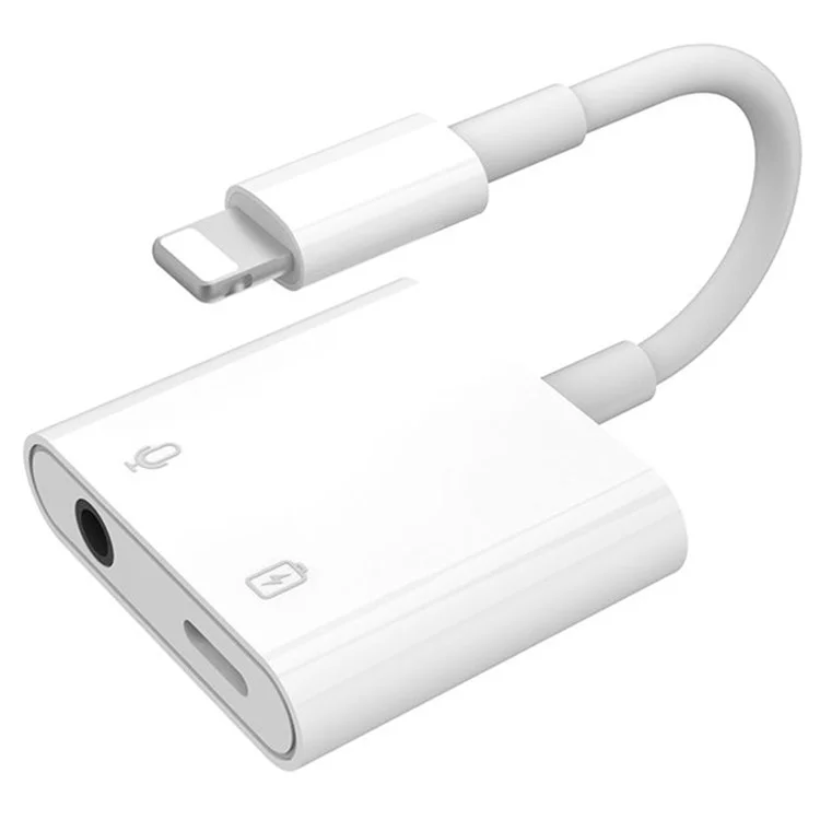 MH-80Y da 8 Pin da Maschio a 3,5 mm AUX + Adattatore di Ricarica a 8 Pin ABS Connettore Auricolare