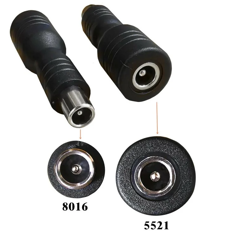 DC 5.5x2.1 mm Femenino a 8.0x1.6 mm Adaptador de Carga Masculino Para el Scooter Eléctrico Xiaomi