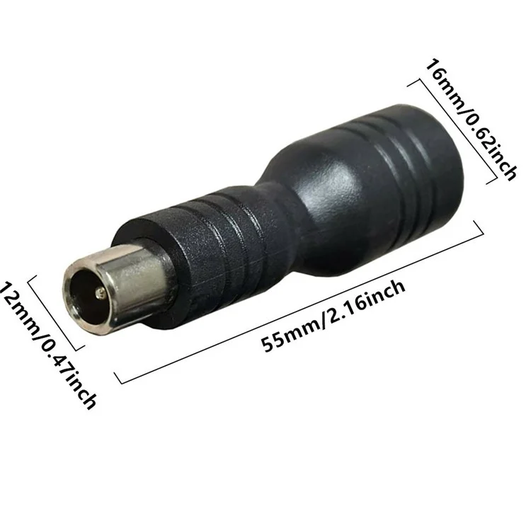 DC 5.5x2.1 mm Femenino a 8.0x1.6 mm Adaptador de Carga Masculino Para el Scooter Eléctrico Xiaomi