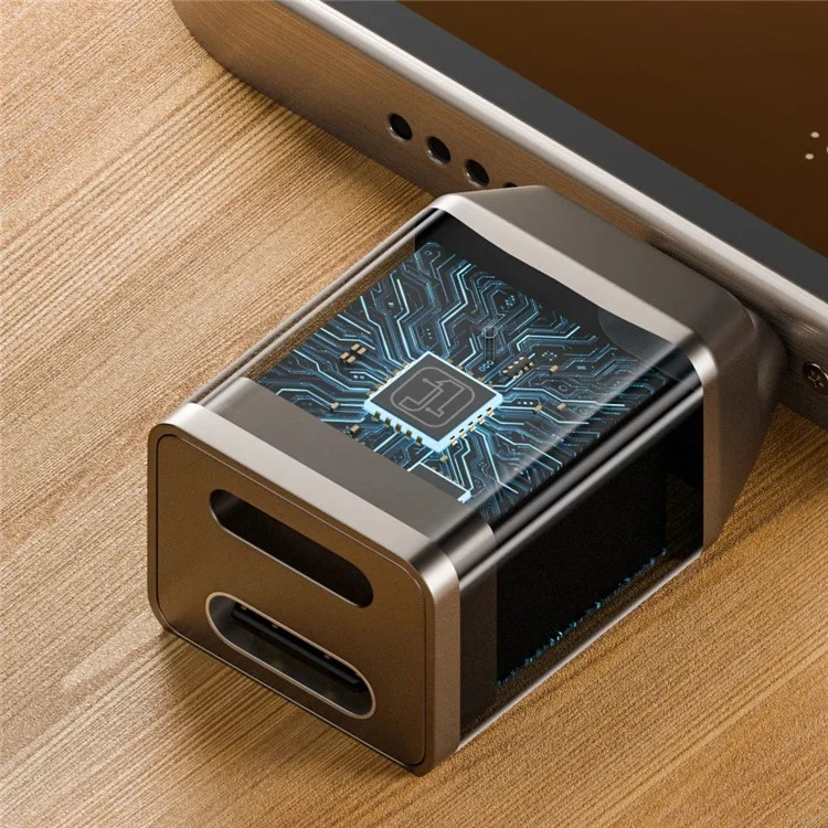 Para iPhone 16 / 15 Type-C a iP + Type-C PD 45W Carga rápida Adaptador de auriculares HiFi Sound - Deslustrado