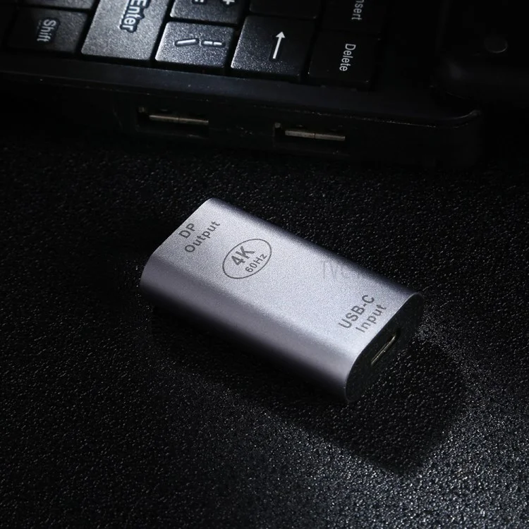 4K 60Hz USB 3.1 Typ-C weiblich zu DP weiblich Adapter Konverter für MacBook Chromebook Pixel