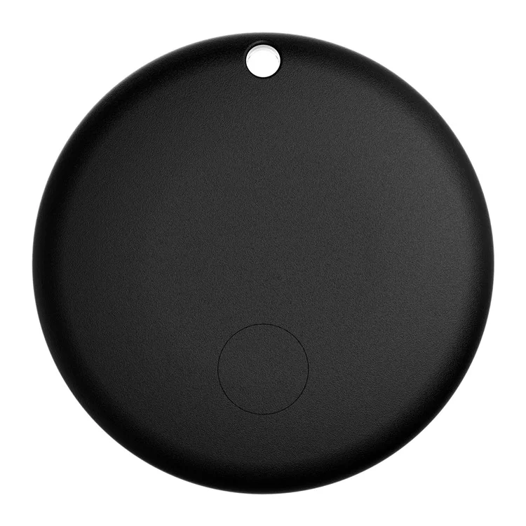 F08 Traceur GPS intelligent anti-perte rond et mini, localisateur mondial fonctionnant avec Apple Find My - Noir