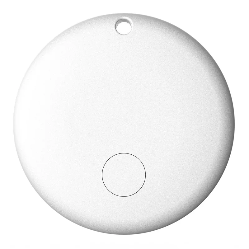 F08 Smart Tracker Round Shape Item Anti-Lost Mini Global Finder for iOS Only - White