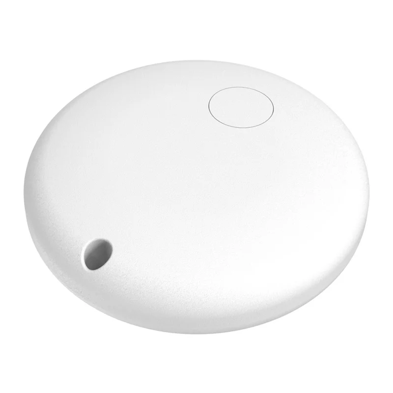 F08 Smart Tracker Round Shape Item Anti-Lost Mini Global Finder for iOS Only - White
