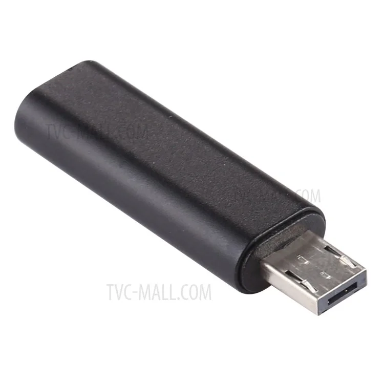 Adaptateur convertisseur en alliage d'aluminium 19V Type C Femelle vers PD Mâle pour ASUS - Noir