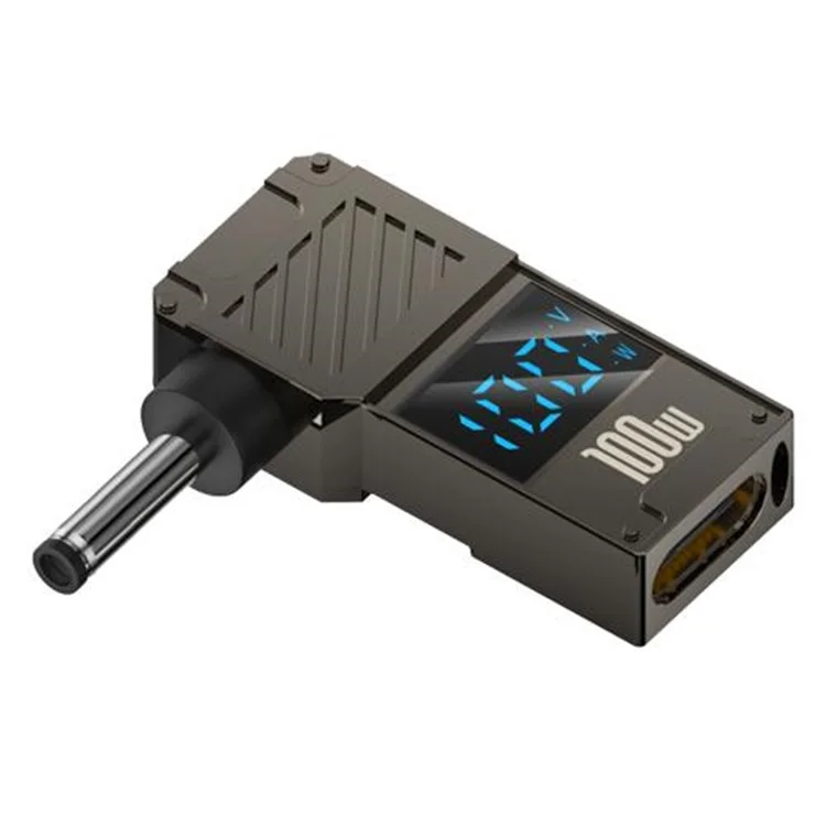 PD 100W Laptop Charging Adapter Type-C to DC 3.5x1.35mm Digital Display Fast Charging Converter