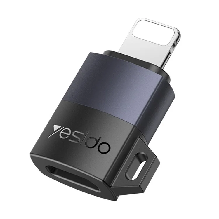 YESIDO GS27 Adattatore da USB-C Femmina a 8 Pin Maschio per Ricarica Rapida PD 27W e Trasferimento Dati