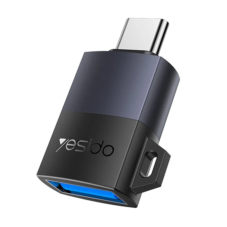 YESIDO GS31 OTG-адаптер USB 3.0 на Type-C, 18 Вт, быстрая зарядка, алюминиевый конвертер