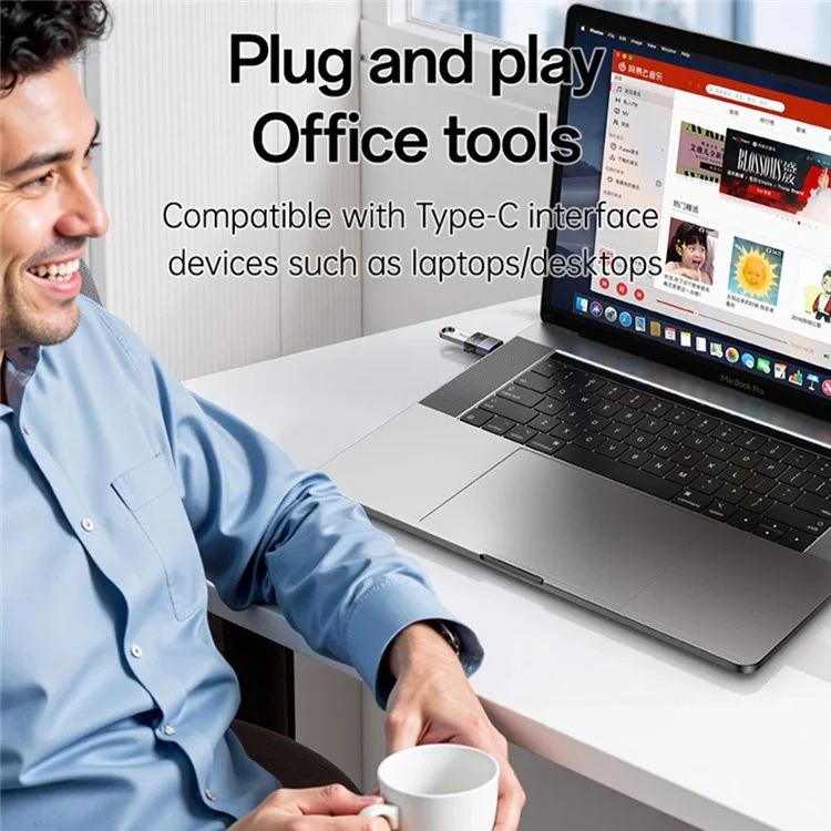 YESIDO GS31 OTG-адаптер USB 3.0 на Type-C, 18 Вт, быстрая зарядка, алюминиевый конвертер