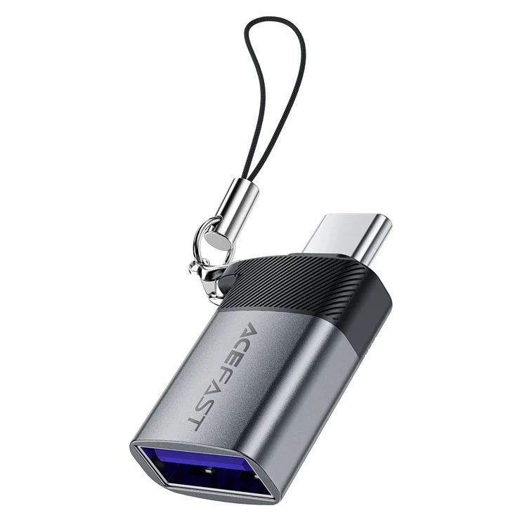 Adaptador ACEFAST J7 de USB-A hembra a USB-C macho para transferencia de datos y carga con función OTG