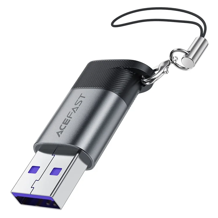 Adaptateur ACEFAST J8 USB-C Femelle vers USB-A Mâle 10 Gbps Transfert de Données Convertisseur de Charge Rapide