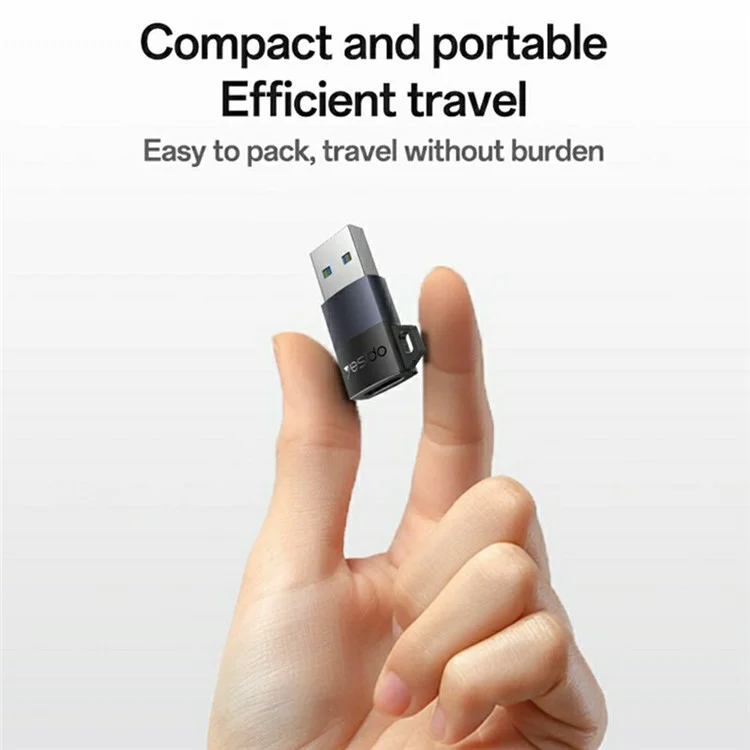 YESIDO GS34 USB-C Female to USB-A Male Adapter Data Transfer Fast Charging Converter